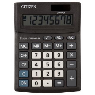 KALKULATOR BIUROWY CITIZEN CMB-801BK 8-POZ., Podkategoria, Kategoria