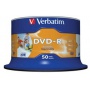 Verbatim DVD-R 16x 4,7GB 50p cake box DataLife+AZO+, nadruk,, Płyty CD/DVD i dyskietki, Akcesoria komputerowe