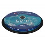 Verbatim CD-R 52x 700MB 10p cake box DataLife, Extra Pritection, bez nadruku, Płyty CD/DVD i dyskietki, Akcesoria komputerowe