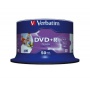 Verbatim DVD+R 16x 4,7GB 50p cake box DataLife+,prof,Adv.AZO+, printable, Płyty CD/DVD i dyskietki, Akcesoria komputerowe