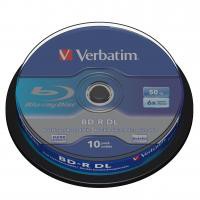 Verbatim BD-R 6x 50GB 10p cake box Single Layer do archiwizacji danych, Płyty CD/DVD i dyskietki, Akcesoria komputerowe
