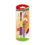Ołówek KEYROAD Smoozy, automatyczny, 0,7mm, z grafitami, blister, mix kolorów