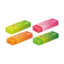 Universal eraser KEYROAD, neon, 60x21x11 mm, display packing, color mix, Erasers, Writing and correction products