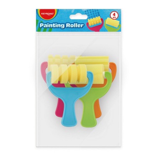 4PCS Water Painting Brushes Kids Paint Rollers Sponge Paint