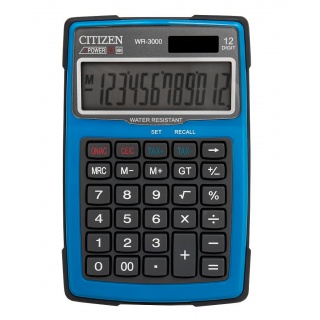 KALKULATOR CITIZEN WODOODPORNY WR-3000 12-POZ., Podkategoria, Kategoria