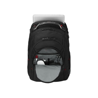 Plecak WENGER Ibex Ballistic Deluxe, 17", czarny, Torby, teczki i plecaki, Akcesoria komputerowe