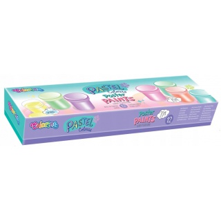 FARBY PLAKATOWE 12KOL.20ML.PASTEL, Podkategoria, Kategoria