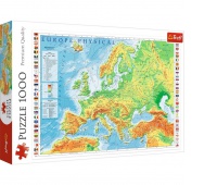 Puzzle 1000 - Mapa fizyczna Europy, Podkategoria, Kategoria