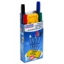 4-Whiteboard Marker Set D-Signer B round assorted colours FREE Sponge