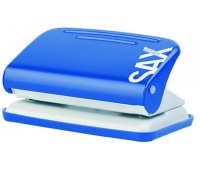 Hole Punch, SAXDesign 218 paperbox, capacity up to 12 sheets, blue