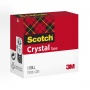 Office tape, SCOTCH® Crystal Clear (600),   transparent/clear, 19mm, 33m, in a box