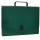 Teczka-pudełko OFFICE PRODUCTS, PP, A4/5cm, z rączką i zamkiem, zielona