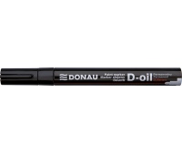 Marker olejowy DONAU D-Oil, okrągły, 2,8mm, czarny, Markery, Artykuły do pisania i korygowania