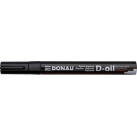 Marker olejowy DONAU D-Oil, okrągły, 2,8mm, czarny, Markery, Artykuły do pisania i korygowania