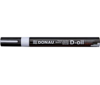 Marker olejowy DONAU D-Oil, okrągły, 2,8mm, biały, Markery, Artykuły do pisania i korygowania