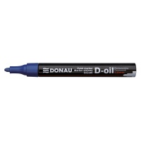 Marker olejowy D-Oil okrągły 2 8mm niebieski, Markery, Artykuły do pisania i korygowania