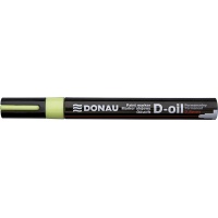 Marker olejowy DONAU D-Oil, okrągły, 2,8mm, żółty, Markery, Artykuły do pisania i korygowania