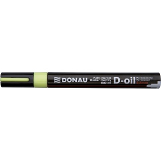 Marker olejowy DONAU D-Oil, okrągły, 2,8mm, żółty, Markery, Artykuły do pisania i korygowania