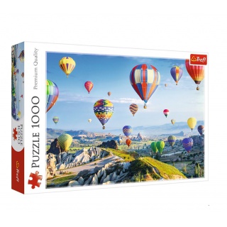 PUZZLE TREFL 1000EL. WIDOK NA KAPADOCJĘ, 1000 elementów, Puzzle