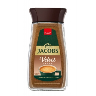 Kawa JACOBS VELVET, rozpuszczalna, 200 g, Kawa, Artykuły spożywcze