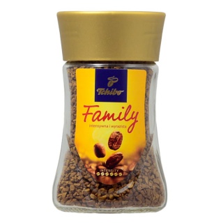 Kawa TCHIBO FAMILY, rozpuszczalna, 200 g, Kawa, Artykuły spożywcze