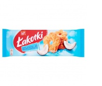 Ciastka Łakotki SAN, 168 g kokosowe, Ciastka, Artykuły spożywcze