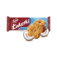 Ciastka Łakotki SAN, 168 g kokosowe, Ciastka, Artykuły spożywcze