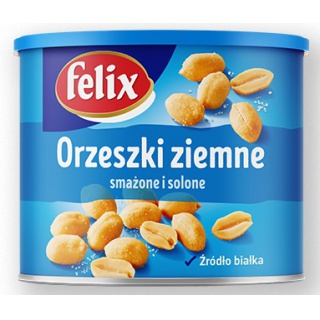 Orzeszki ziemne, FELIX, puszka, 140 g, solone, Orzeszki, Artykuły spożywcze