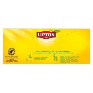 Herbata LIPTON czarna, Yellow Label, 100 torebek