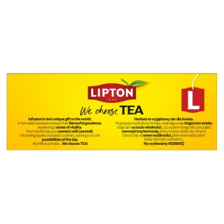 Herbata LIPTON czarna, Yellow Label, 100 torebek