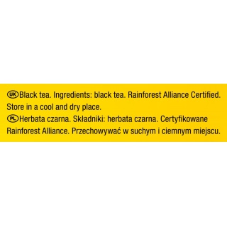 Herbata LIPTON czarna, Yellow Label, 100 torebek
