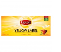 Tea LIPTON black, Yellow Label, 25 bags