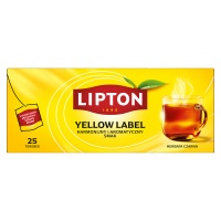 Tea LIPTON black, Yellow Label, 25 bags