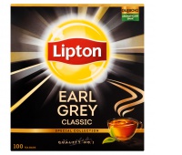 Herbata LIPTON EARL GREY, 100 torebek, Herbaty, Artykuły spożywcze