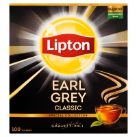 Herbata LIPTON EARL GREY, 100 torebek, Herbaty, Artykuły spożywcze