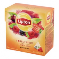 Herbata LIPTON, piramidki, 20 torebek, owoce leśne, Herbaty, Artykuły spożywcze