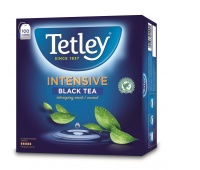 Herbata TETLEY Intensive Black, 100 torebek, z zawieszką