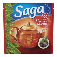 Herbata SAGA, ekspresowa, 100 torebek, Herbaty, Artykuły spożywcze