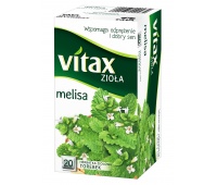 Herbata VITAX, melisa, 20 torebek, Herbaty, Artykuły spożywcze