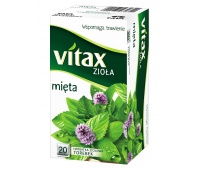 Herbata VITAX, mięta, 20 torebek, Herbaty, Artykuły spożywcze
