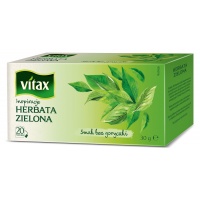 Herbata VITAX, zielona, 20 torebek, Herbaty, Artykuły spożywcze