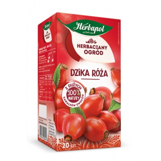 Herbata HERBAPOL Herbaciany Ogród, 20 torebek, dzika róża, Herbaty, Artykuły spożywcze