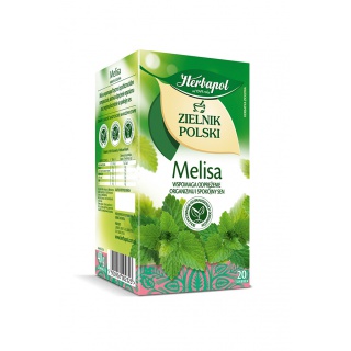 Herbata HERBAPOL Zielnik Polski, 20 torebek, melisa, Herbaty, Artykuły spożywcze