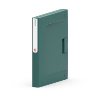 Folder NEW BINDER MOXOM, plastikowy, A4/35mm, zielony
