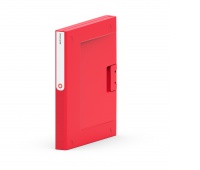 Folder NEW BINDER MOXOM, plastikowy, A4/35 mm, czerwony