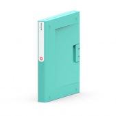Folder NEW BINDER MOXOM, plastikowy, A4/35mm, turkusowy