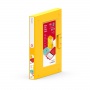 Folder NEW BINDER MOXOM, plastikowy, A4/35mm, żółty
