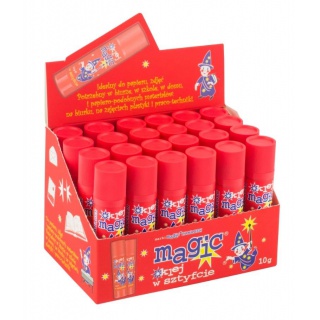 KLEJ MAGIC W SZTYFCIE 10GR./24/, Kleje, Galanteria biurowa