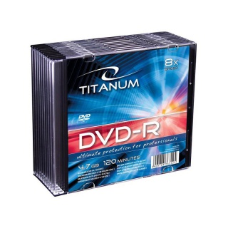 DVD-R TITANUM 4,7GB X8 SLIM CASE 10SZT., Podkategoria, Kategoria