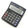 Kalkulator biurowy, VECTOR, KAV DK-215 BLK,12-cyfrowy 112x135mm, czarny